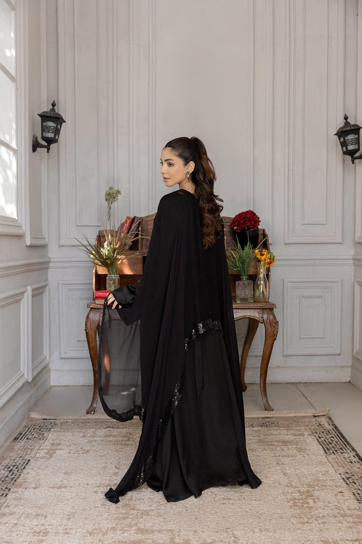 Black Dahlia Sequin Abaya