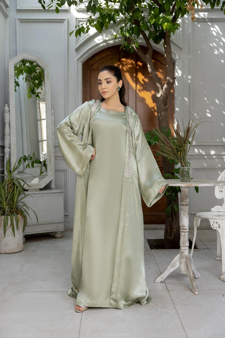 Sage Mist Crystal Abaya