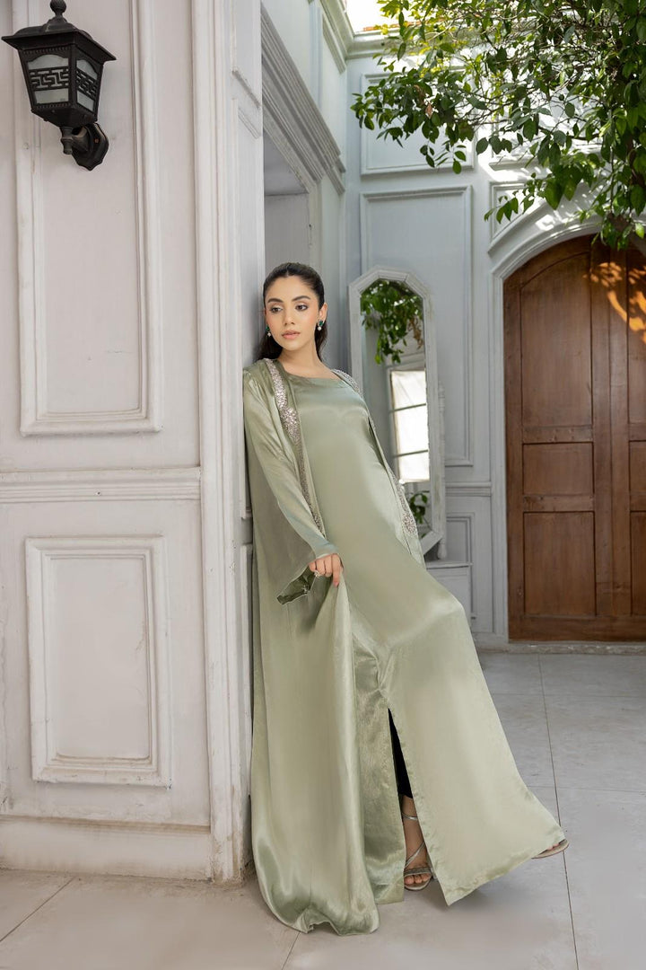 Sage Mist Crystal Abaya