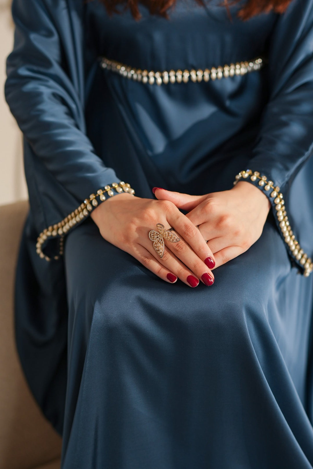 Midnight Pearl Abaya
