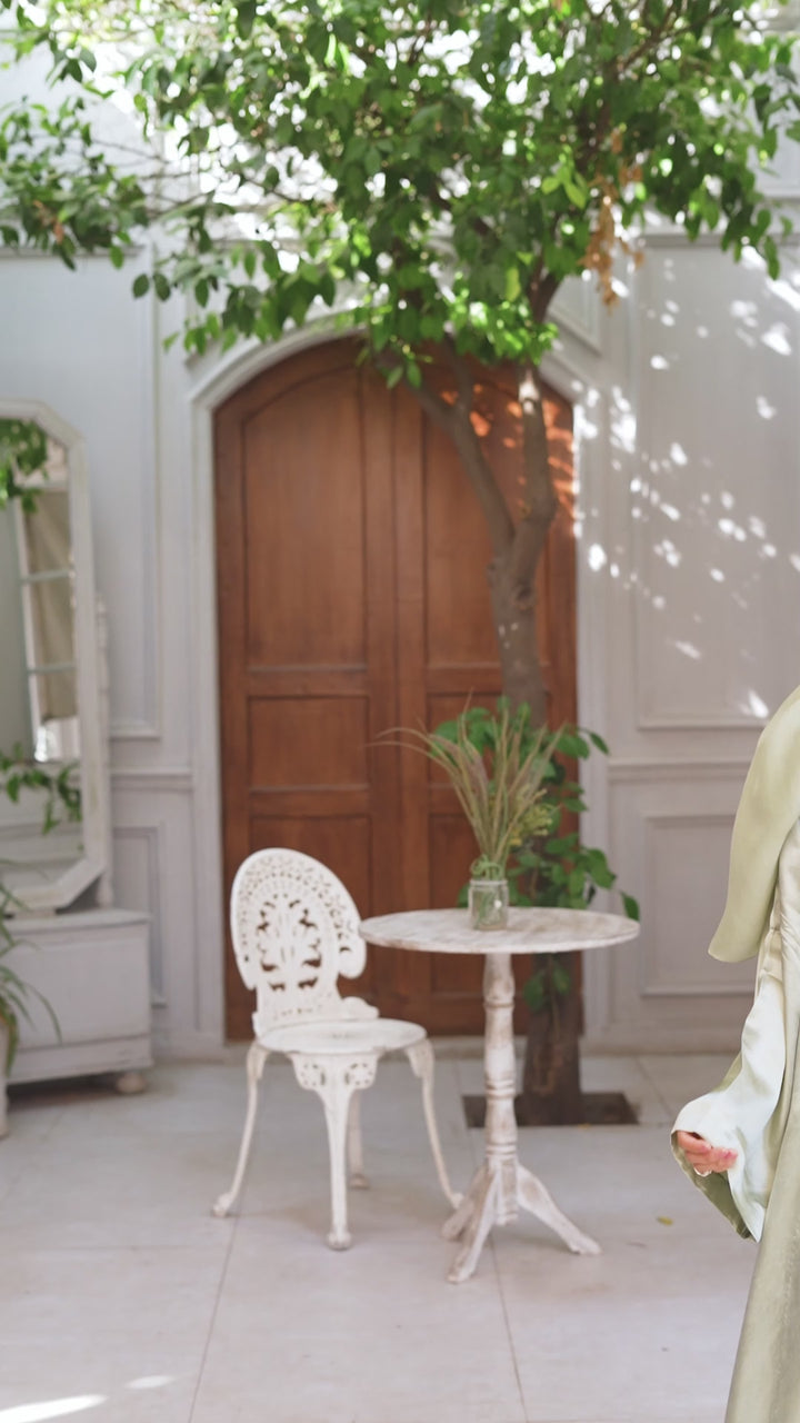 Sage Mist Crystal Abaya